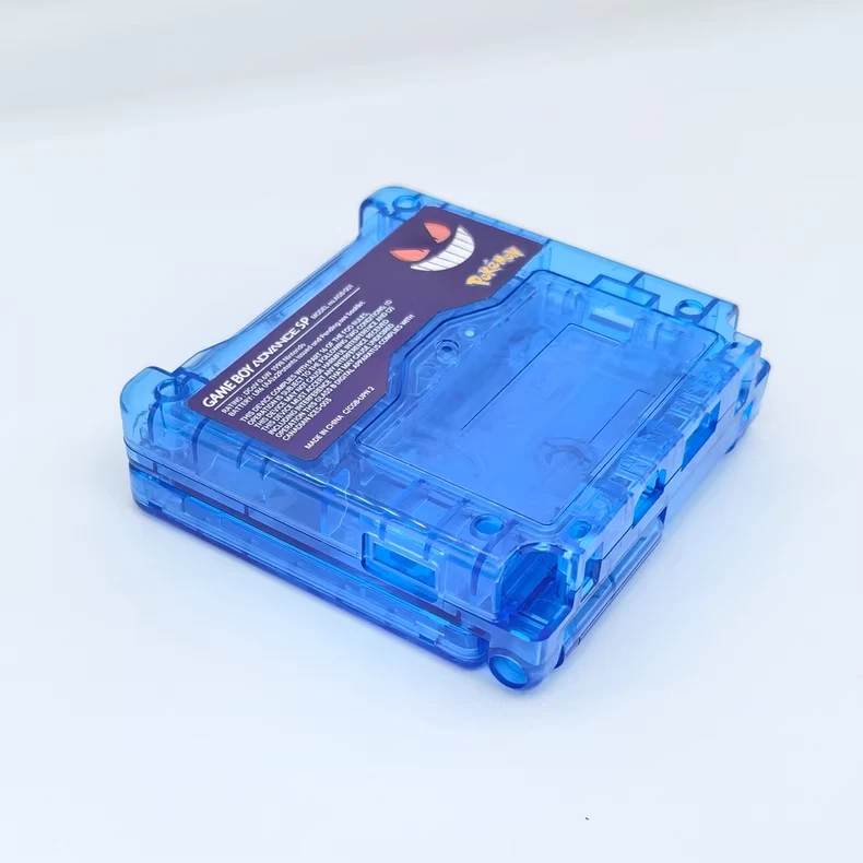 Nintend Gameboy-Advance SP POKEMONS Clear Blue Monster Replacement shell - Image 3 of 4