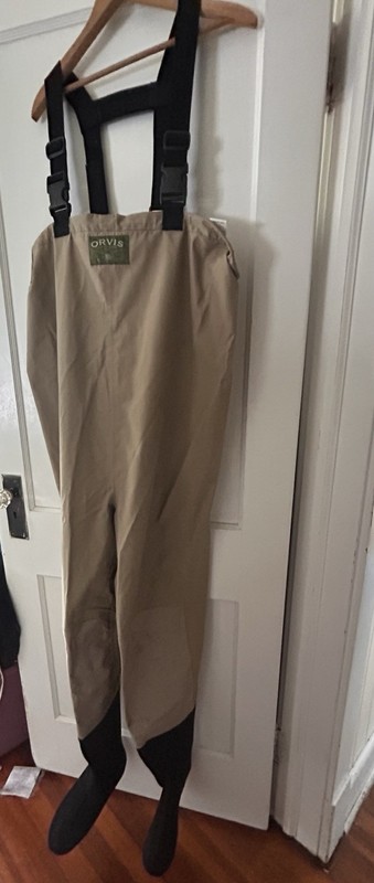 ORVIS Men’s Stocking Foot Chest Waders Lightweight Fly Fishing Mens Sz M