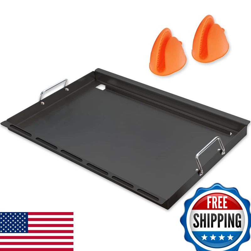 Safbbcue 97888 Full Size Griddle Inserts For Monument 24367 24633 13892 17842