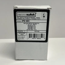 New SensorSwitch IPD WH Motion Detector Switch 184FRR Sensor Box PIR