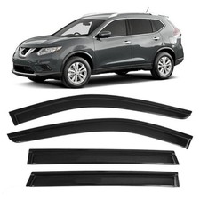 4PCS Acrylic Smoke Tinted Rain Guards for Nissan Rogue 2014-2020 WD-NROG14SVSL