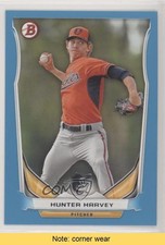 2014 Bowman Draft Top Prospects Blue 147/399 Hunter Harvey #TP-27 READ 0b2