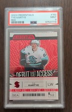 2023-24 Upper Deck Credentials - Debut Ticket Access Tye Kartye Red /349 Kraken