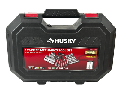 #ad #ad Husky 119 Pc Mechanics Tool Set 1 4quot; 3 8quot; Drive 1004 712 430 $94.99