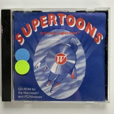 Supertoons Starring Superman CD-ROM for Macintosh PC Windows Wayzata