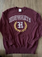 Harry Potter Hogwarts Sweater Maroon Adult Size S Wizarding World 2022