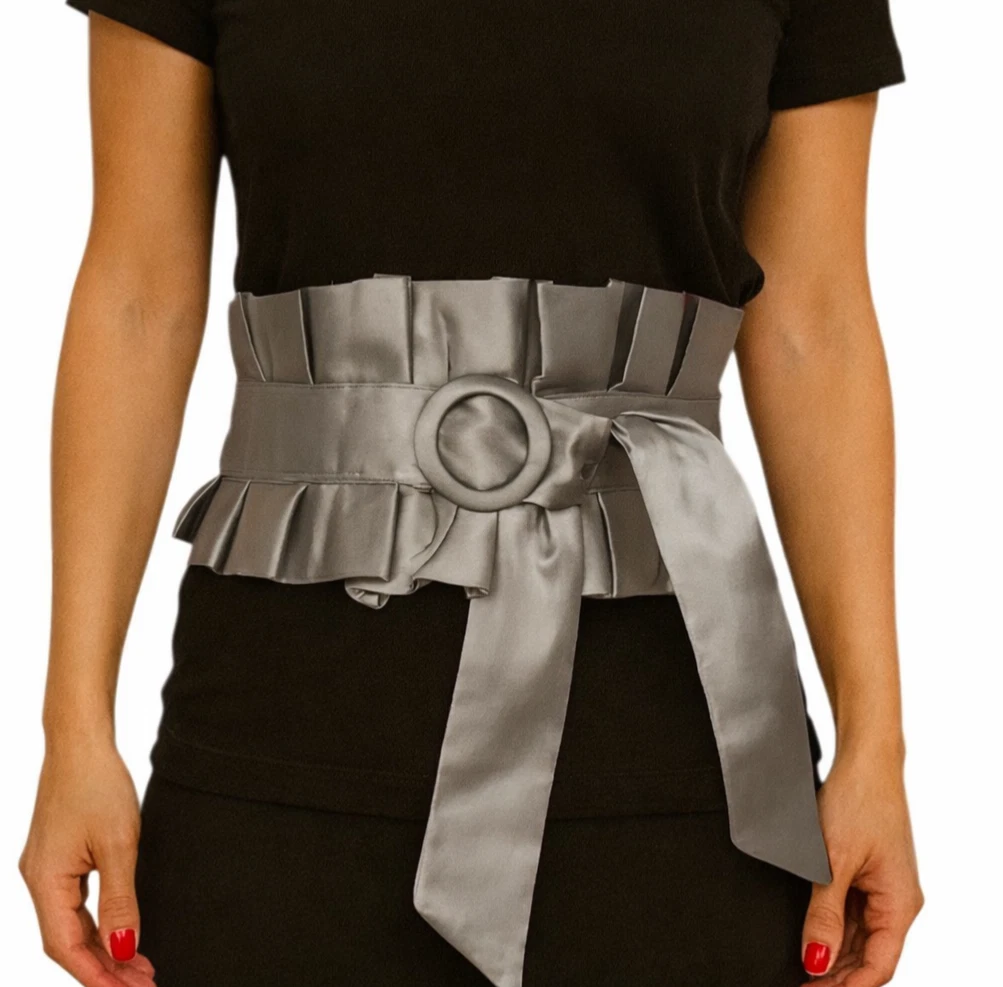 knee length dresses for ladies Women Chic All-Match Layered Metal Dress Chain Belt Multilayer Chain B main image 1