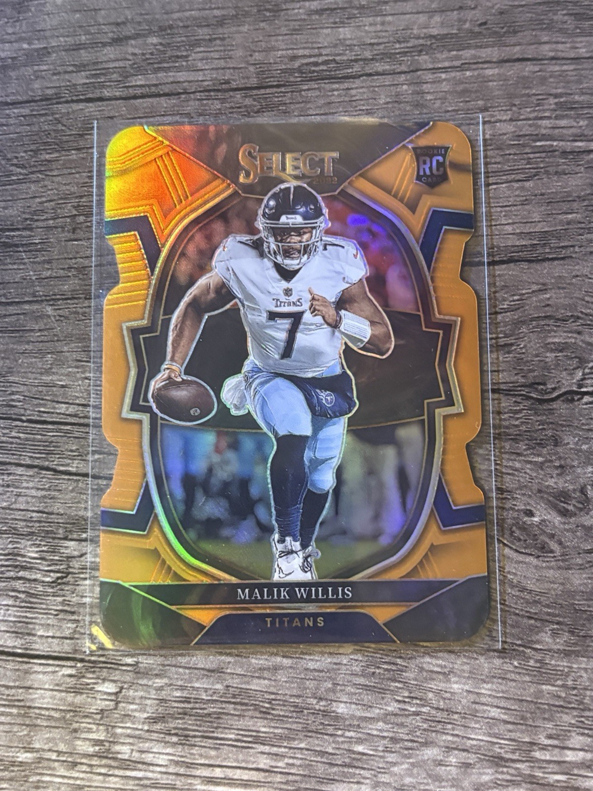 2022 Panini Select #38 Malik Willis Orange Prizm Die Cut #/199 Rc Rookie