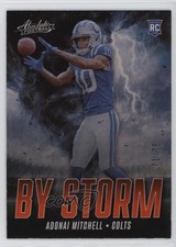 2024 Panini Absolute By Storm Orange Spectrum 71/75 Adonai Mitchell #BS-AML ql7