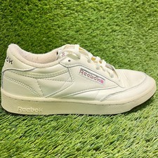 Reebok Club C 85 Vintage Mens Size 8.5 Ivory Athletic Lifestyle Shoes Sneakers
