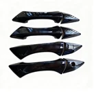 Set Glossy Pure Piano Black Cover Trim For 2009-2014 Acura TSX Side Door Handle