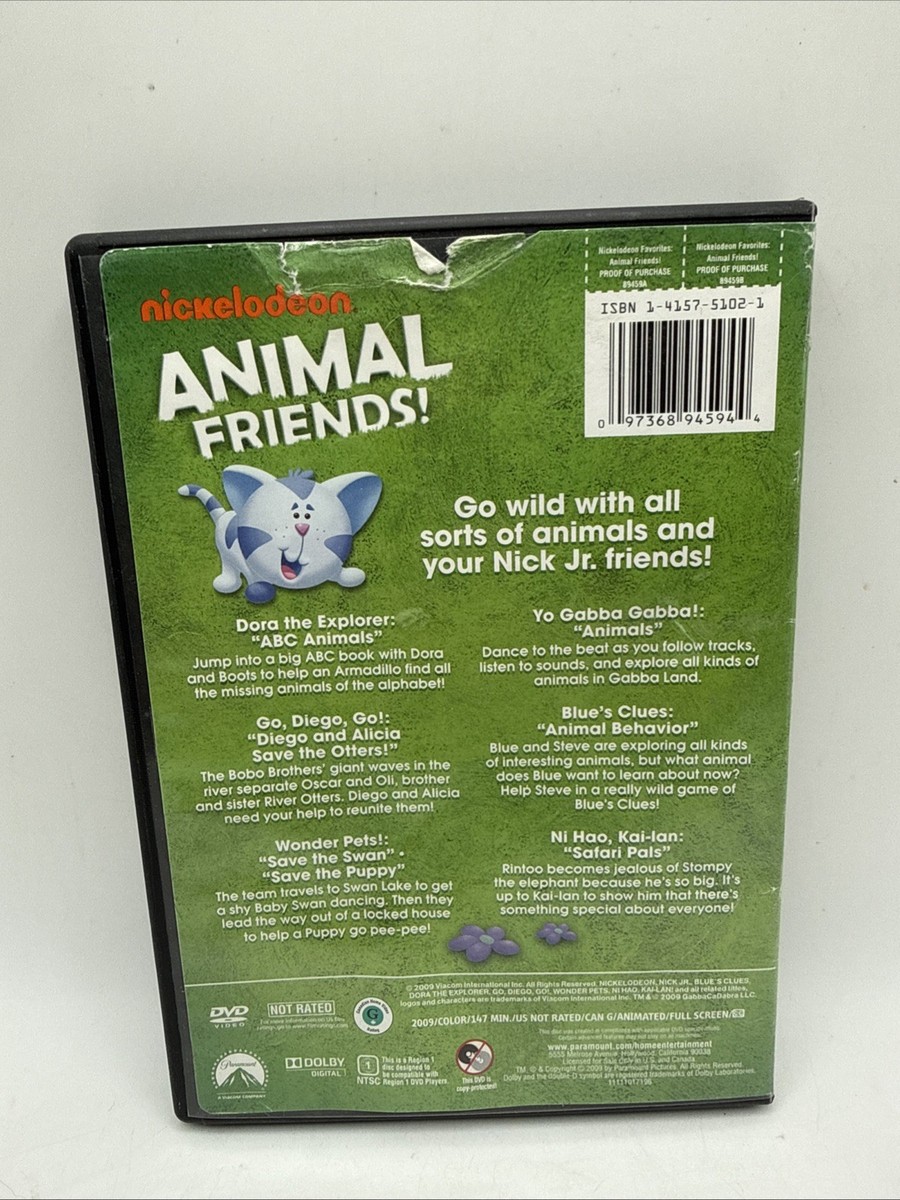 Nick Jr. Favorites: Animal Friends DVD | eBay