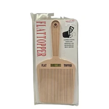 Flat Top Guide Liquid Bubble Level Flattopper Straight Hair Cut Shaper Beige