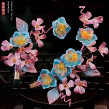 Ancient Style Hanfu Fresh Hairpin Gradient Flower Clip Embossed Cute Headpiece