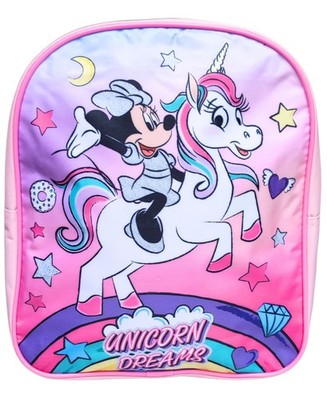 Minnie Mouse Rucksack 30x26x10 cm  Disney Minnie & Einhorn Kinderrucksack 30 cm 