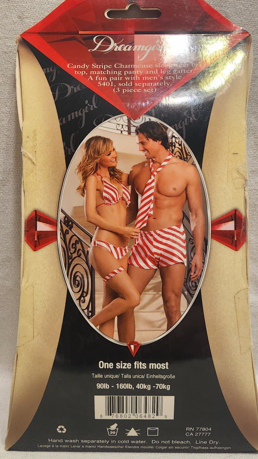 SOLD OUT!!  Dreamgirl SEXY Christmas "CANDY LANE" LingeriE 3pc Set  SOLD OUT!!