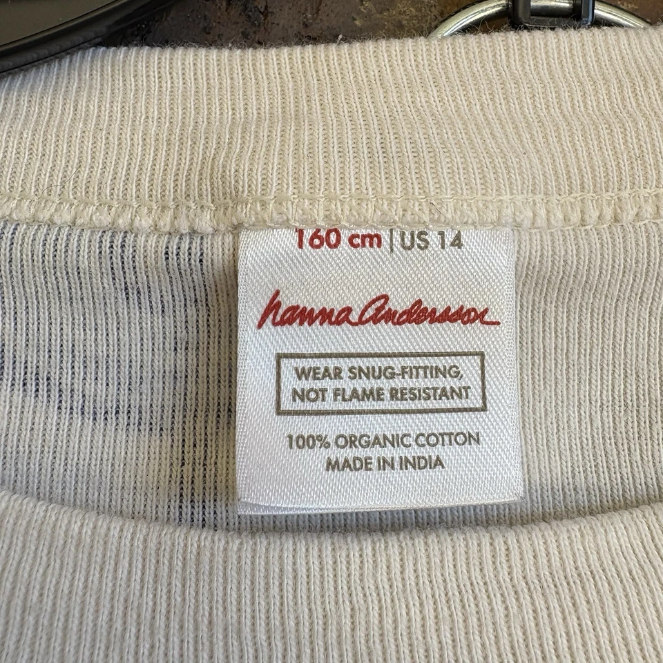 Hanna Andersson Hanukkah Candelabra 2 Piece Long John Kid's Pajamas Size 14 READ - Image 2 of 4