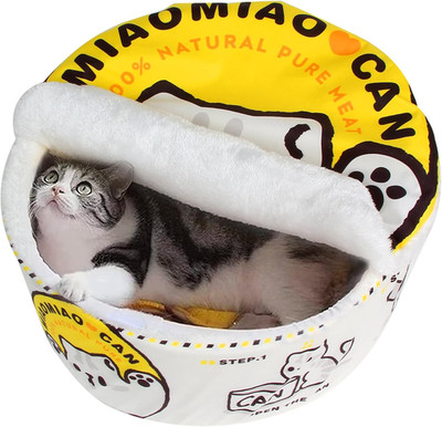 Ramen Noodle Dog & Cat Bed,Keep Warm and Super Soft Creative Pet Nest for Indoor