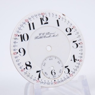 Hamilton 16 Size 992 Railroad Factory Double Sunk Enamel Private Label P.W. Dial