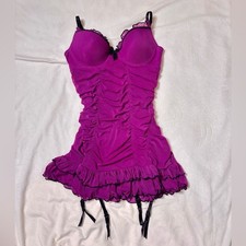 Frederick's of Hollywood Vibrant Purple Lingerie
