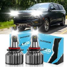 For Chevrolet Suburban 2500 2000-2013 2Pcs LED Headlights Bulb High Beam 6500K