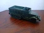 Vintage Marx Navarone Playset WWII M3 Green Half Track Truck Vehicle #I