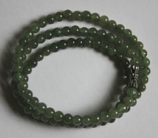 100 Natural Jade Certified A Untreated Icy Oily Green Jadeite Necklace N093