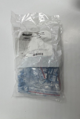 Bag of 100 Quick Cable 162265-100 Insulated Flag Battery Terminal 250 16-14 GA