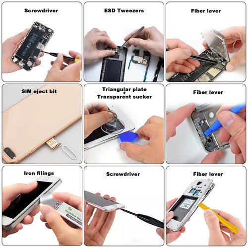 Kit de herramientas de reparación de apertura general juego de destornilladores PC teléfono celular electrónica computadora portátil - Imagen 3 de 7