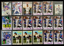 (18) Lot BRENDAN RODGERS 3x 2019 Heritage RC, 2019 Topps Chrome ROCKIES