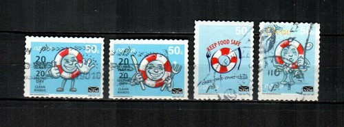 NZM - NEW ZEALAND Keep Food Safe ( 4v ) F/VF used ( 2007 )