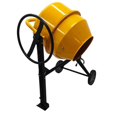 205L 7.2cu ft. Cement Mixer Concrete Mortar Steel Drum Electric Mixing Machine