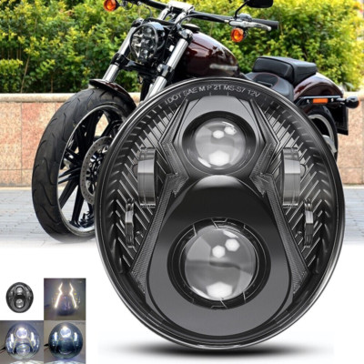 For Harley Davidson Softail Breakout 2018 UP LED Headlight with DRL Headlamp