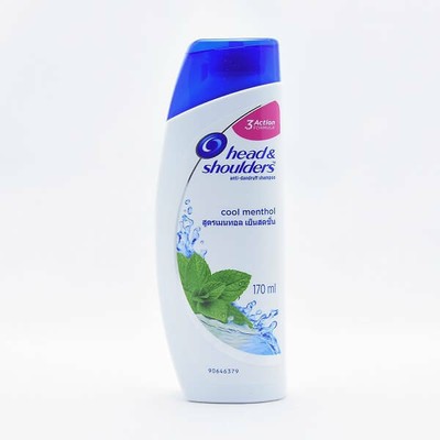 Head&shoulders Shampoo Cool Menthol 180ml (4902430396035)