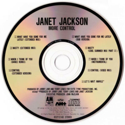 JANET JACKSON More Control The Remixes CD JAPAN 1987 Michael D32Y