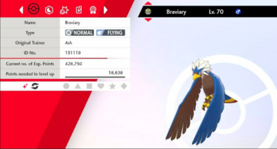 Pokemon Schwert & Schild Shiny Braviary 6IV Max EVs