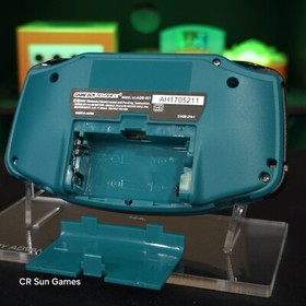 Teal Game Boy Advance GBA Console with iPS V5 Backlight Backlit LCD 