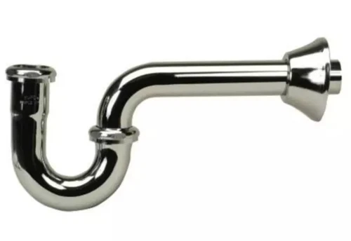 ProFlo 17 GA P Trap, Brass 1-1/2” PFPTB107, Polished Chrome - Picture 1 of 3