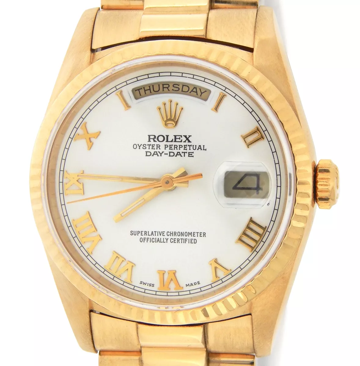 Mens rolex presidential sale