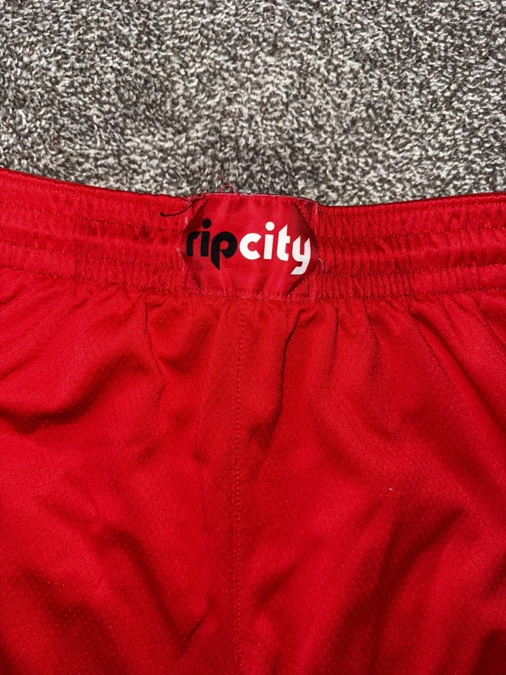 Hombres Nike NBA Portland Trailblazers Auténticos Dri-Fit Pantalones Cortos Rojo Talla XL 42 Foto 3 de 4