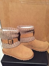 Womens UGG Australia 'Cambridge' chestnut sheepskin boots/shoes sz 6 new In Box
