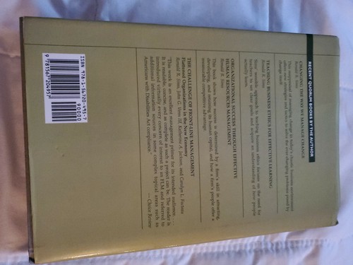 Managing Organizational Behavior by Ronald R. Sims (2002, Hardcover) - Imagen 2 de 4