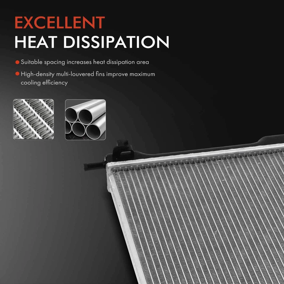 Radiador para Chevrolet Equinox 2008-2017 GMC Terrain Pontiac Torrent Suzuki XL-7 Foto 4 de 4