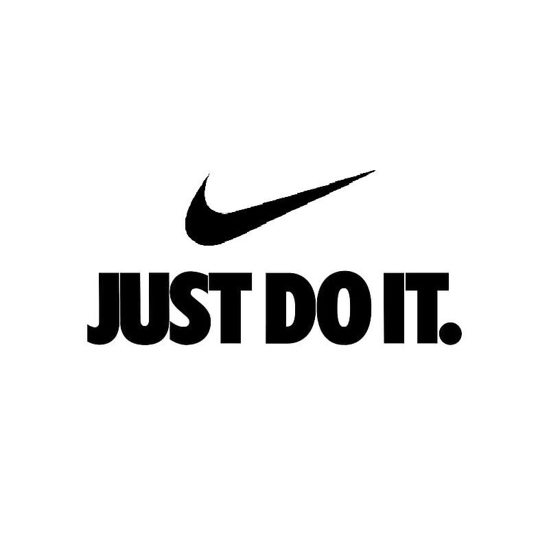 placere hvad som helst Rejse Nike Just Do It Sticker Nike Decal Basketball Laptop Logo Wall Art Decal |  eBay