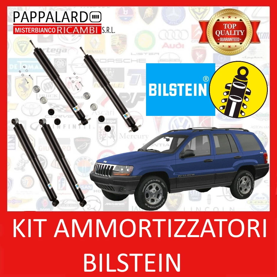 PM Auto Coppia Ammortizzatori Posteriori Complet Per Jeep Grand Cherokee 2011-2021 Con Sospensioni Sport/Eco