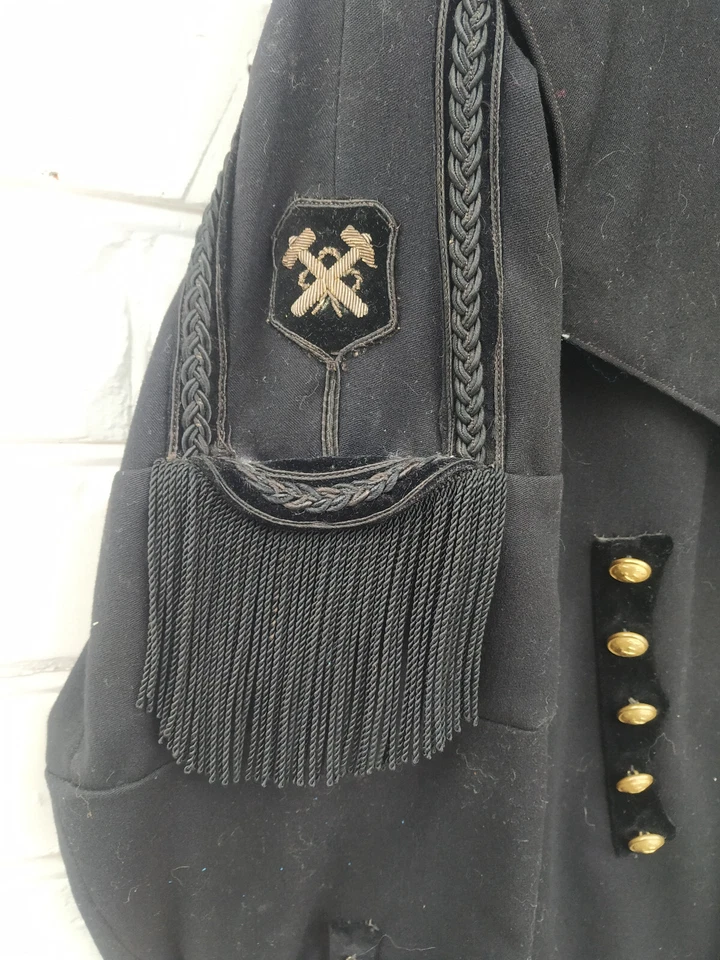 Antique Austrian  bergmann Mining Miner Bergbau Uniform  Jacket  - Image 4 of 4
