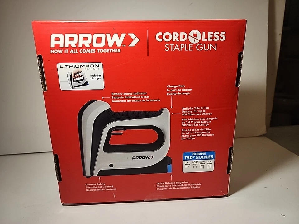 Arrow T50DCD Cordless Electric Staple Gun - Image 3 of 4