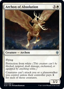 Archon of Absolution - Foil x1 - Throne of Eldraine - NM-Mint, English - Throne