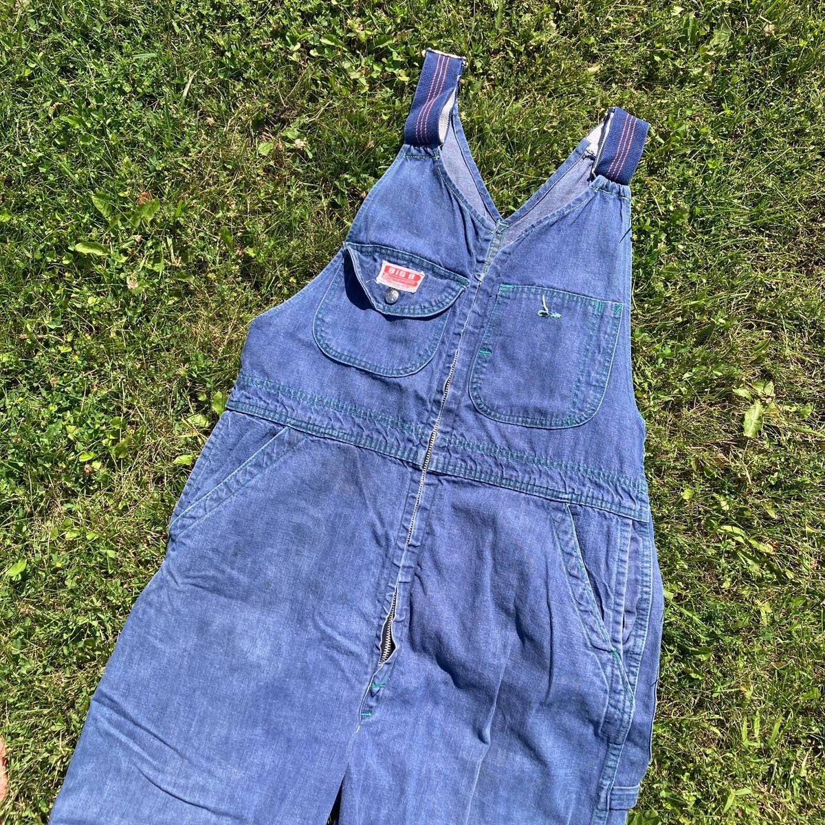 ビンテージ BIG B BROTHERHOOD オーバーオール 50s 60s Vintage 1960s Big B Brotherhood Denim Overalls Lightning