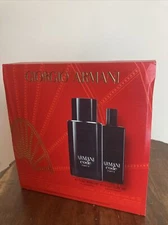 2PCS Gift Set Giorgio Armani ARMANI CODE Homme PARFUM 2.5oz/75ml+0.5oz/15ml
